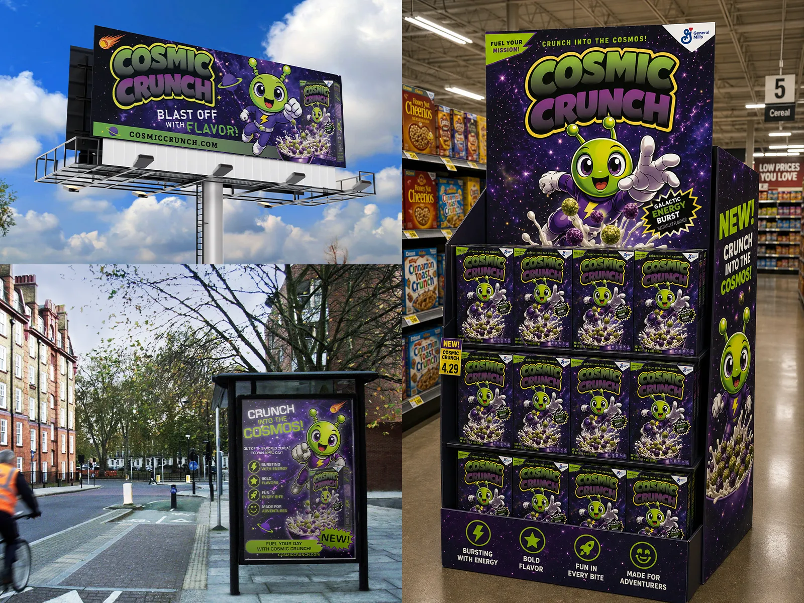 Cosmic Crunch campaign visual